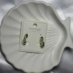 Sonsuzluk Figürlü Taşlı Xuping Küpe