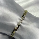 Gold Dikdörtgen Taşlı Xuping Bileklik