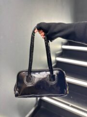 Siyah Uzun Form Çanta