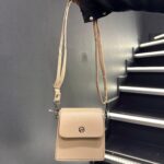 Krem Mini Kol Çantası