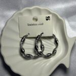 Halka Model Çelik Küpe