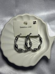 Halka Model Çelik Küpe