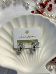 Gümüş Renk Çelik Küpe