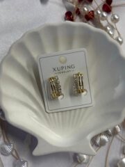 Halka ve Taşlı Detaylı Xuping Küpe