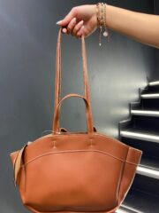 Taba Rengi Çift Askılı Tote El ve Omuz Çantası