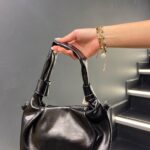 Siyah Mini zincirli El ve Omuz Çantası