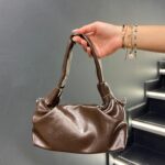 Acı Kahve Mini Zincirli El ve Omuz Çantası