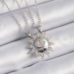 İkili açılabilir çelik kolye